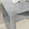 vidaXL Coffee Table Concrete Grey 92 x 49.5 x 45 cm Engineered Wood