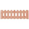 vidaXL Garden Raised Bed with Fence Design 100x30x30 cm Solid Wood Douglas