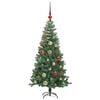vidaXL Christmas Tree with 150 LEDs with Stand Green 120 cm PVC