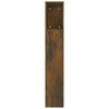 vidaXL Headboard Cabinet Smoked Oak 180x18.5x104.5 cm
