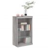 vidaXL Sideboard with LED Lights Grey Sonoma 60.5x37x100 cm