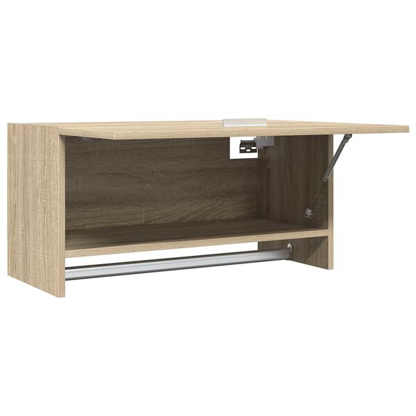vidaXL Wardrobe Sonoma Oak 70x32.5x35 cm Engineered Wood