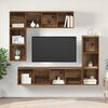 vidaXL TV Cabinet Set Wall-mounted 4 pcs Old Wood Engineered Wood