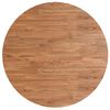 vidaXL Round Table Top Light Brown &Oslash;80x1.5 cm Treated Solid Wood Oak