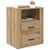 vidaXL Bedside Cabinet Artisan Oak 35 x 50 x 60 cm Engineered Wood