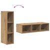 vidaXL Hanging Cabinet Artisan Oak 20 x 29.5 x 80 cm Engineered Wood