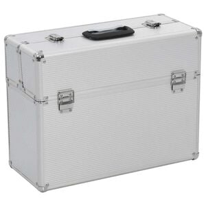 vidaXL Tool Case 47x36x20 cm Silver Aluminium