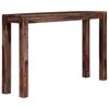 vidaXL Console Table Grey 120x30x76 cm Solid Acacia Wood