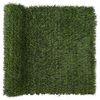 vidaXL Artificial Fence Light Green 1 x 6 m PVC and Steel