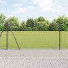 vidaXL Fence Post Grey 50 x 1.4 m (36 mm mesh) Steel and PVC