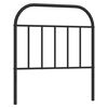 vidaXL Metal Replace Headboard Black 80 cm