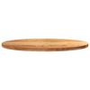 vidaXL Table Top Light Brown 120x60x4 cm Solid Wood Oak Oval