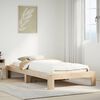 vidaXL Bed Frame without Mattress 100x200 cm Solid Wood Pine