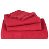 vidaXL Wash Towels "FROGN" 2 pcs Red 30x30 cm 360 gsm