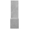 vidaXL Wall Shelf 2 pcs Concrete Grey 50x15x50 cm Engineered Wood