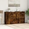 vidaXL Sideboards 2 pcs Smoked Oak 60x31x70 cm Engineered Wood