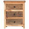 vidaXL Sideboard 60x33x75 cm Solid Acacia Wood and Reclaimed Wood