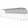 vidaXL Against Wall Chicken Coop Silver 1000 x 150 x 215 cm