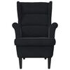 vidaXL Armchair Black 92 x 71 x 91 cm Velvet