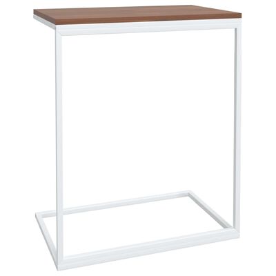 vidaXL Side Table White 55x35x66 cm Engineered Wood