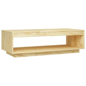 vidaXL Coffee Table | Natural Pine | Solid Pinewood | Medium | Coffee Table