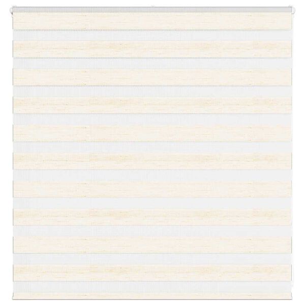 vidaXL Zebra Blind Marble Beige 145x100 cm Fabric Width 140.9 cm Polyester