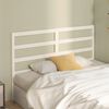 vidaXL Bed Headboard White 156x4x100 cm Solid Wood Pine