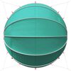 vidaXL Pool Dome Folding Manual Green 472 x 460 x 229 cm