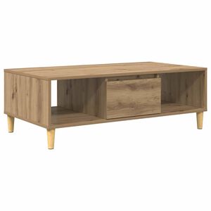 vidaXL Coffee Table Artisan Oak 102 x 55 x 35 cm Engineered Wood
