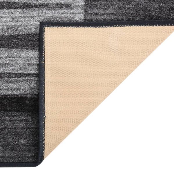 vidaXL Carpet Runner Anthracite 67x350 cm Anti Slip