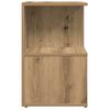 vidaXL Bedside Cabinet Artisan Oak 35x35x55 cm Engineered Wood