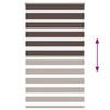 vidaXL Zebra blind 100.9x175 cm Fabric Width 96.7 cm coffee