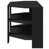 vidaXL Corner TV Cabinet Black 102x40.5x45cm Engineered Wood