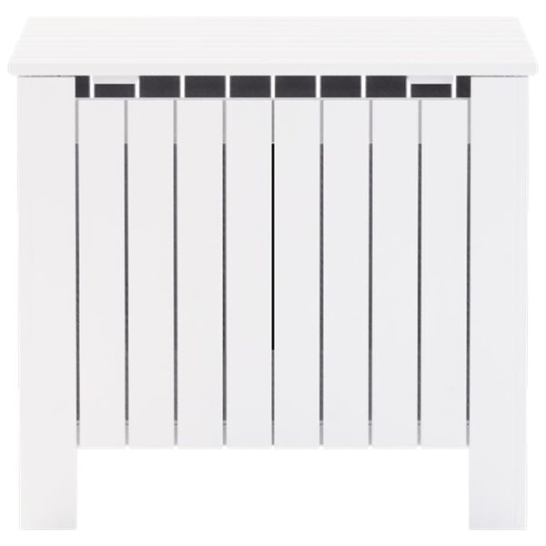 vidaXL Storage Box with Lid RANA White 60x49x54 cm Solid Wood Pine