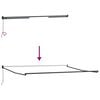 vidaXL Awning Manual Multicolour 500 x 300 cm Polyester and Metal