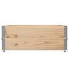 vidaXL Pallet Collars 2 pcs 100x100 cm Solid Wood Pine