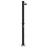 vidaXL Outdoor Solar shower 20 L PVC and Aluminium Black