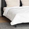 vidaXL Duvet with Pillow 3 pcs White Microfibre