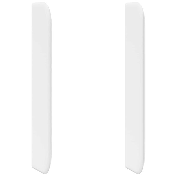 vidaXL Headboard Ear White 80 x 16 x 4 cm PVC