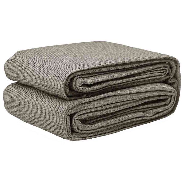 vidaXL Tent Carpet Folding Manual Light Grey 500 x 300 cm Polyethylene