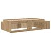 vidaXL Storage Bed Frame with Drawer Artisan oak 234 x 103 x 53.5 cm
