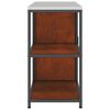 vidaXL Kitchen Storage Set with Shelf 2 pcs Rusty Weathering Steel