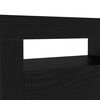 vidaXL TV Cabinet 2 pcs Black Oak 195 x 35 x 40 cm Engineered Wood
