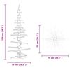 vidaXL Wooden Christmas Tree for Decoration 150 cm Solid Wood Pine