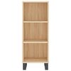 vidaXL Highboard Sonoma Oak 34.5x34x180 cm Engineered Wood