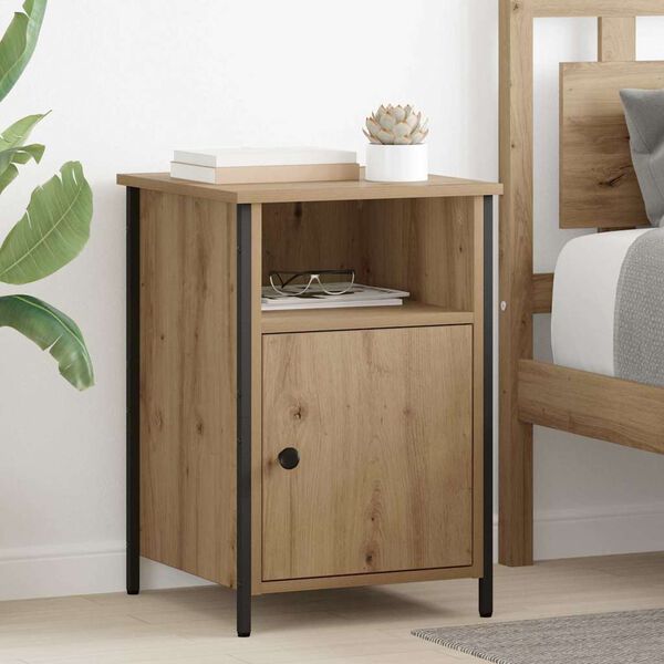 vidaXL Bedside Cabinet Artisan Oak 40 x 42 x 60 cm Engineered Wood