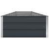vidaXL Planter Anthracite 580 x 100 x 45 cm Galvanised Steel