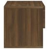 vidaXL Wall-mounted Bedside Cabinets 2 pcs Brown Oak