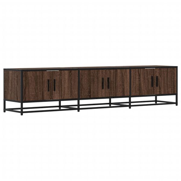 vidaXL TV Cabinet Brown Oak 180x35x41 cm Engineered Wood