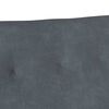 vidaXL Bench Dark Grey 112 x 65.5 x 75 cm Velvet